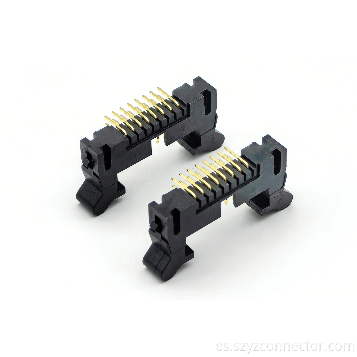 Conector del encabezado de eyector de lanzamiento de 2.0 mm Ángulo recto 2*8p 2.0mm Pitch Ejector Header Connector Right Angle 2*8P